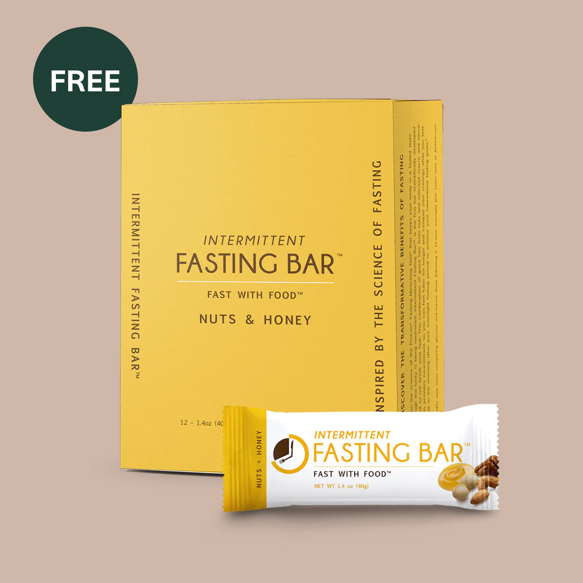Free Fasting Bar (Nuts & Honey)